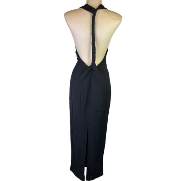 Torn by Ronny Kobo Women's Rachel Dress Size XS Halter Neck Braided Back - Picture 5 of 13